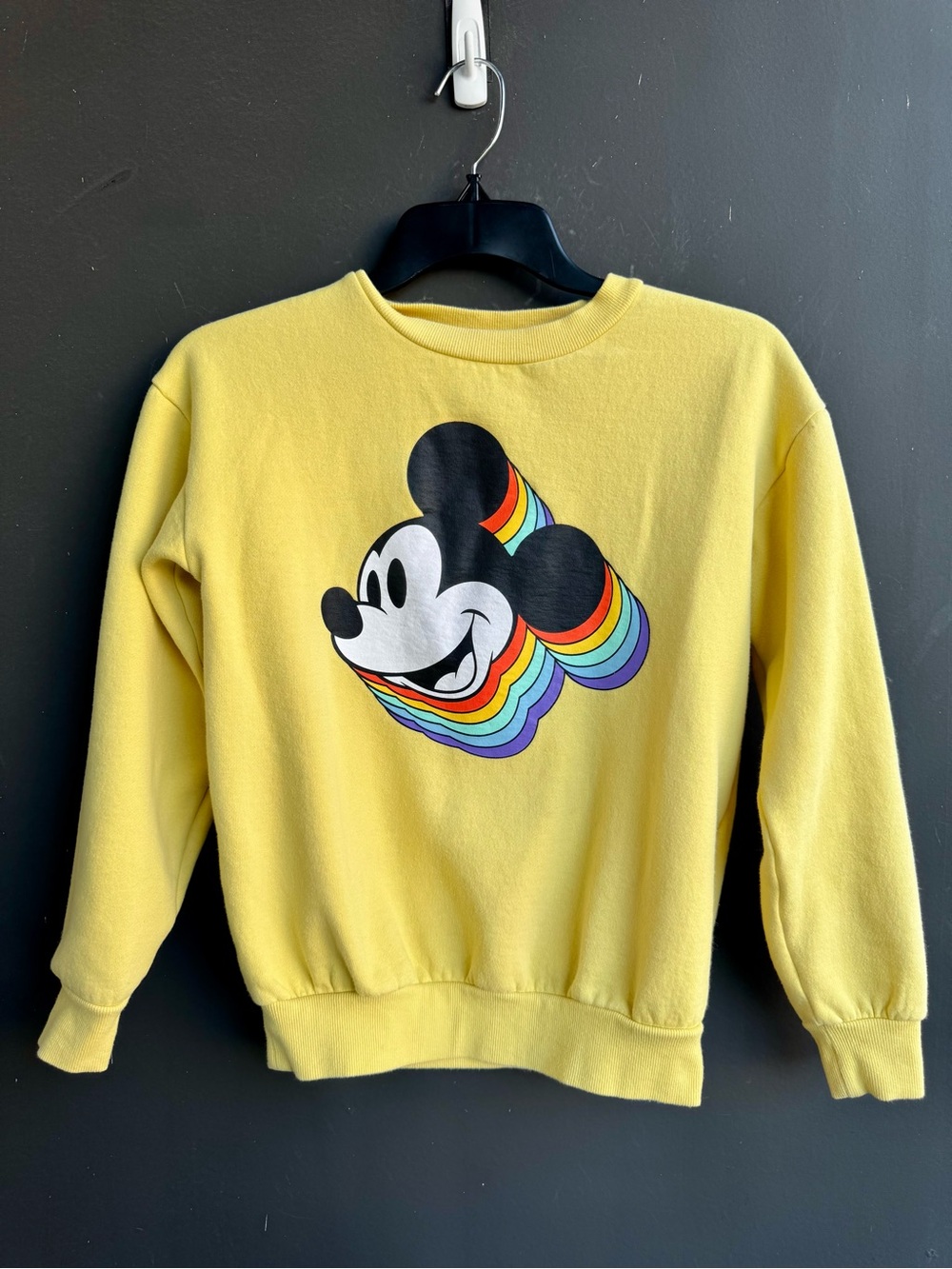 Disney Mickey & Co. Mickey Mouse yellow crewneck sweater
